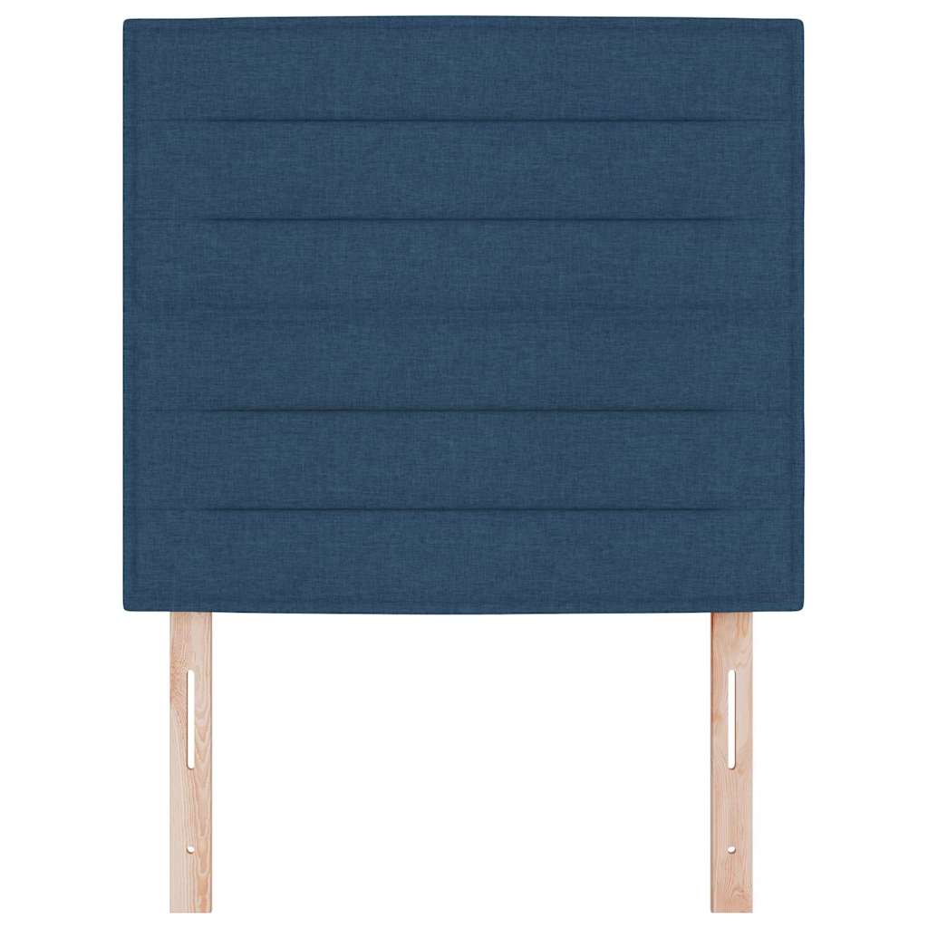 Tête de lit avec tête de lit Bleu 100 cm Cuir synthétique - XIOS