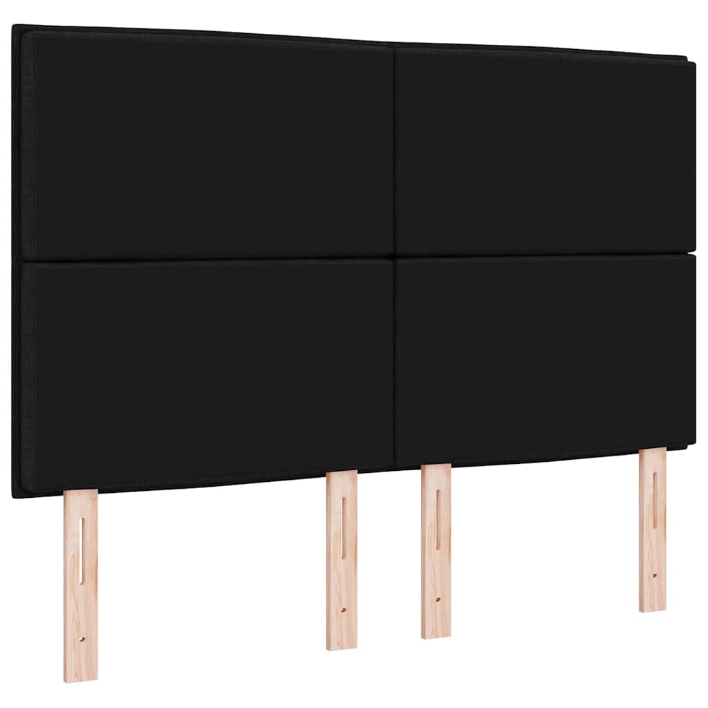 Tête de lit avec tête de lit Noir 144 cm Cuir synthétique - XIOS