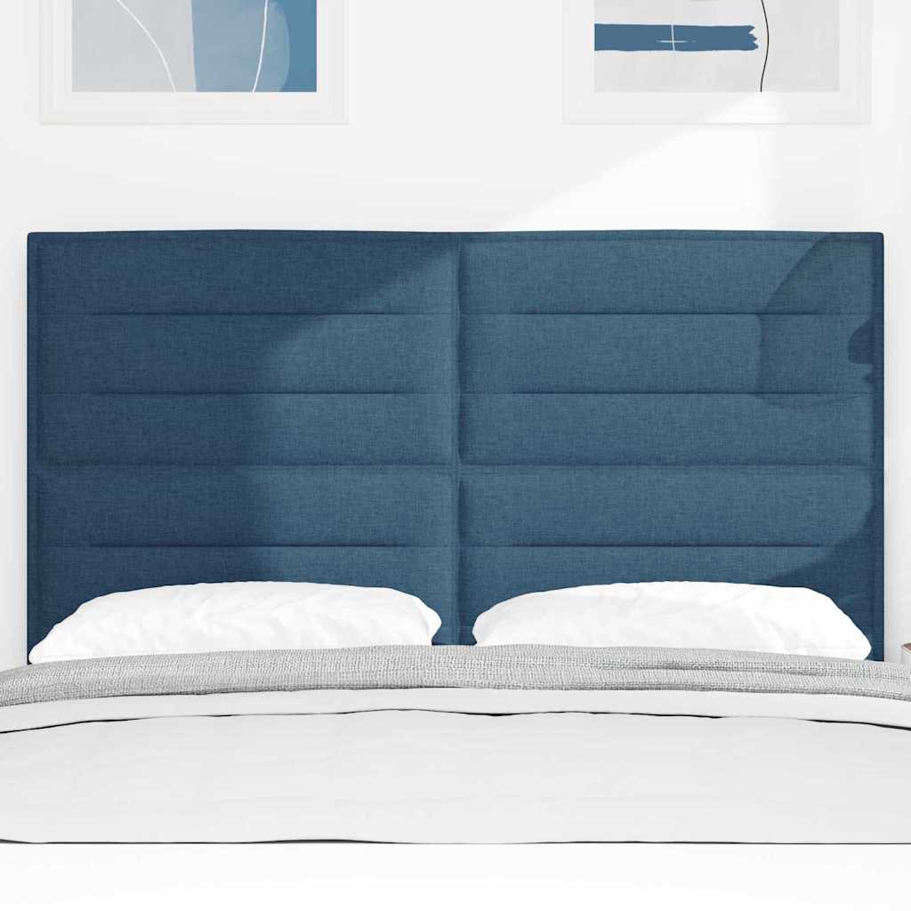 Tête de lit avec tête de lit Bleu 144 cm Cuir synthétique - XIOS