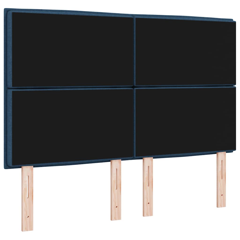 Tête de lit avec tête de lit Bleu 144 cm Cuir synthétique - XIOS