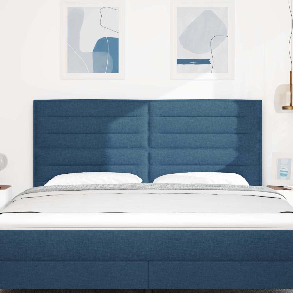 Tête de lit avec tête de lit Bleu 180 cm Cuir synthétique - XIOS
