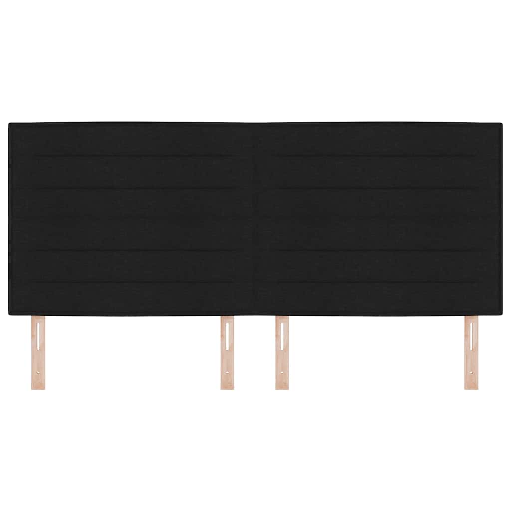 Tête de lit avec tête de lit Noir 200 cm Cuir synthétique - XIOS