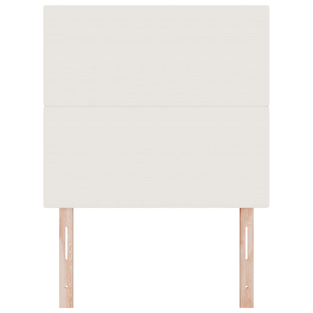 Tête de lit avec tête de lit Crème 100 cm Cuir synthétique - XIOS