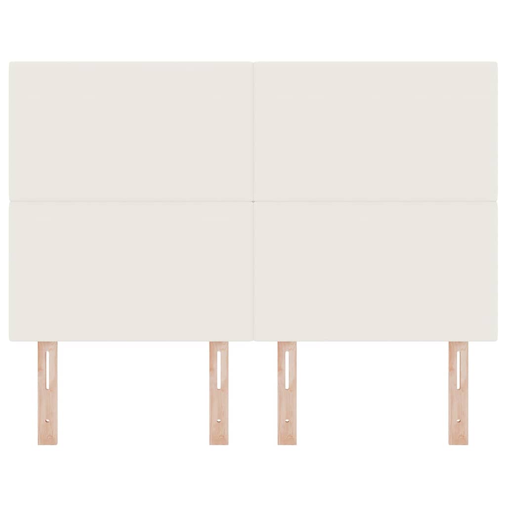 Tête de lit avec tête de lit Crème 144 cm Cuir synthétique - XIOS