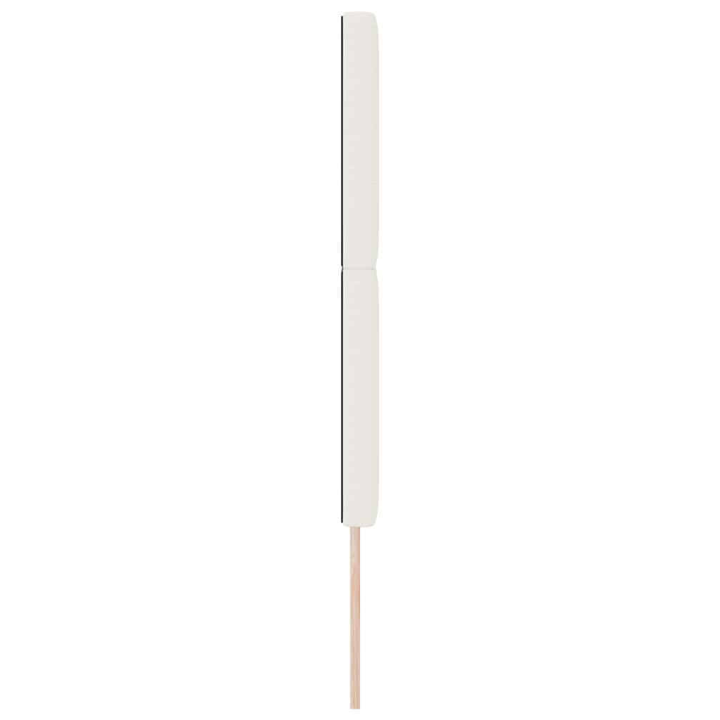 Tête de lit avec tête de lit Crème 144 cm Cuir synthétique - XIOS
