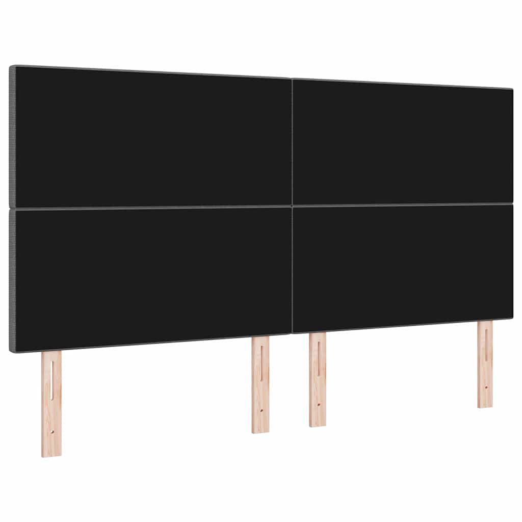 Tête de lit avec tête de lit Gris clair 180 cm Cuir synthétique - XIOS