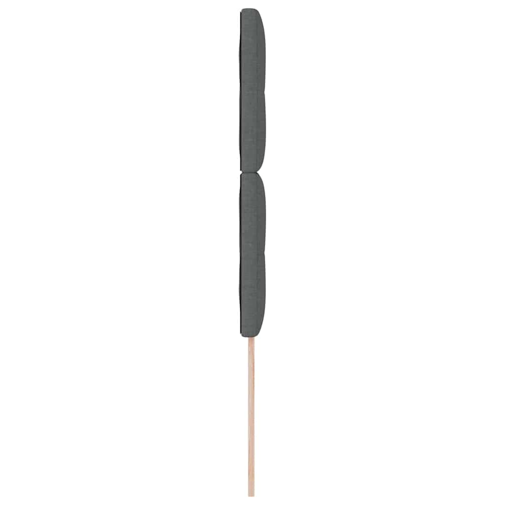 Tête de lit avec tête de lit Gris foncé 80 cm Cuir synthétique - XIOS