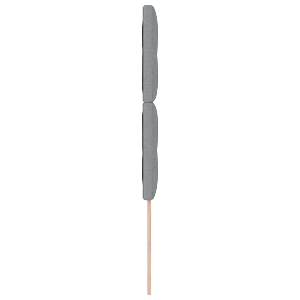 Tête de lit avec tête de lit Gris clair 90 cm Cuir synthétique - XIOS