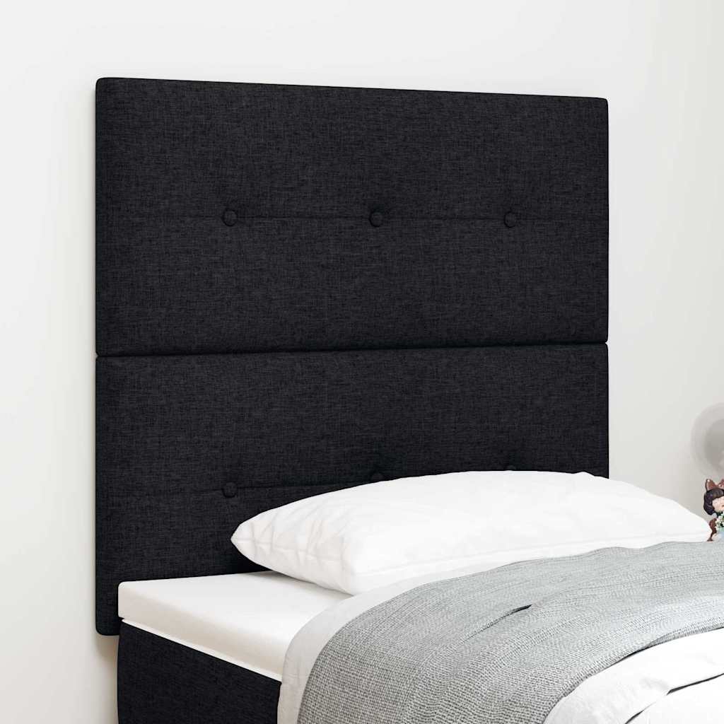 Tête de lit avec tête de lit Noir 90 cm Cuir synthétique - XIOS