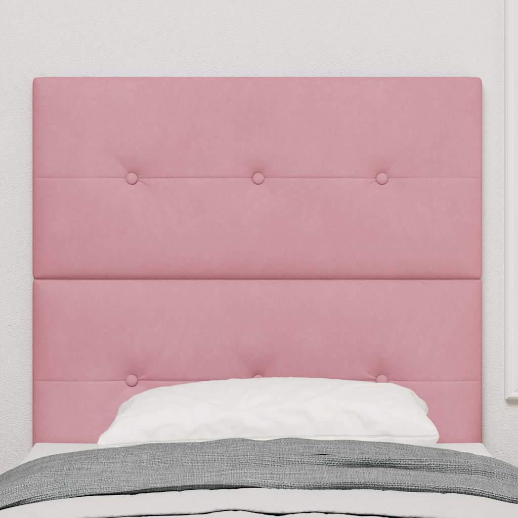 Tête de lit avec tête de lit Rose 90 cm Cuir synthétique - XIOS