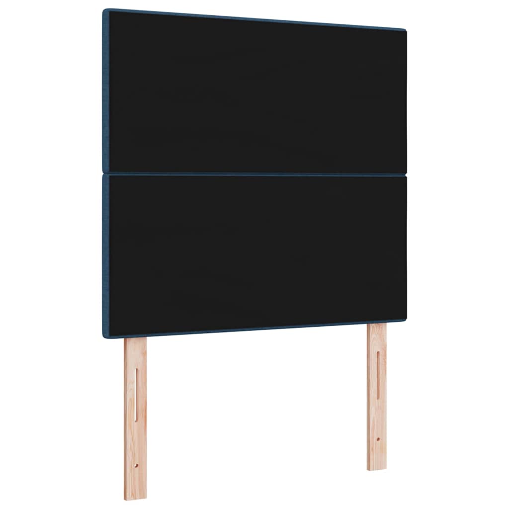 Tête de lit avec tête de lit Bleu 100 cm Cuir synthétique - XIOS