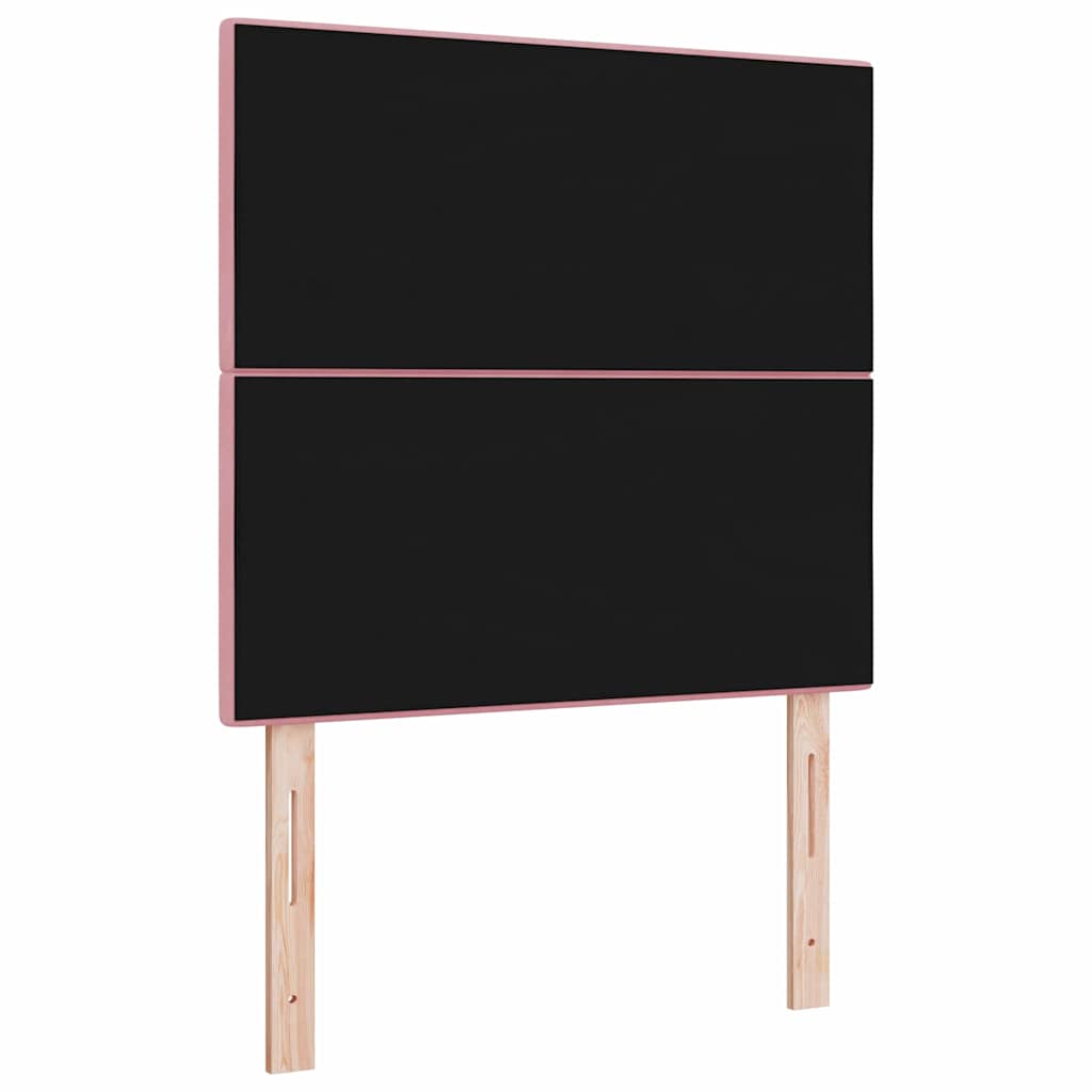 Tête de lit avec tête de lit Rose 100 cm Cuir synthétique - XIOS