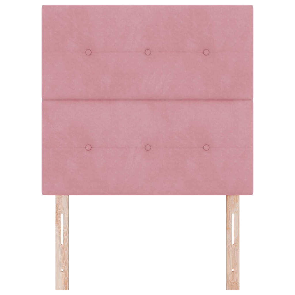 Tête de lit avec tête de lit Rose 100 cm Cuir synthétique - XIOS