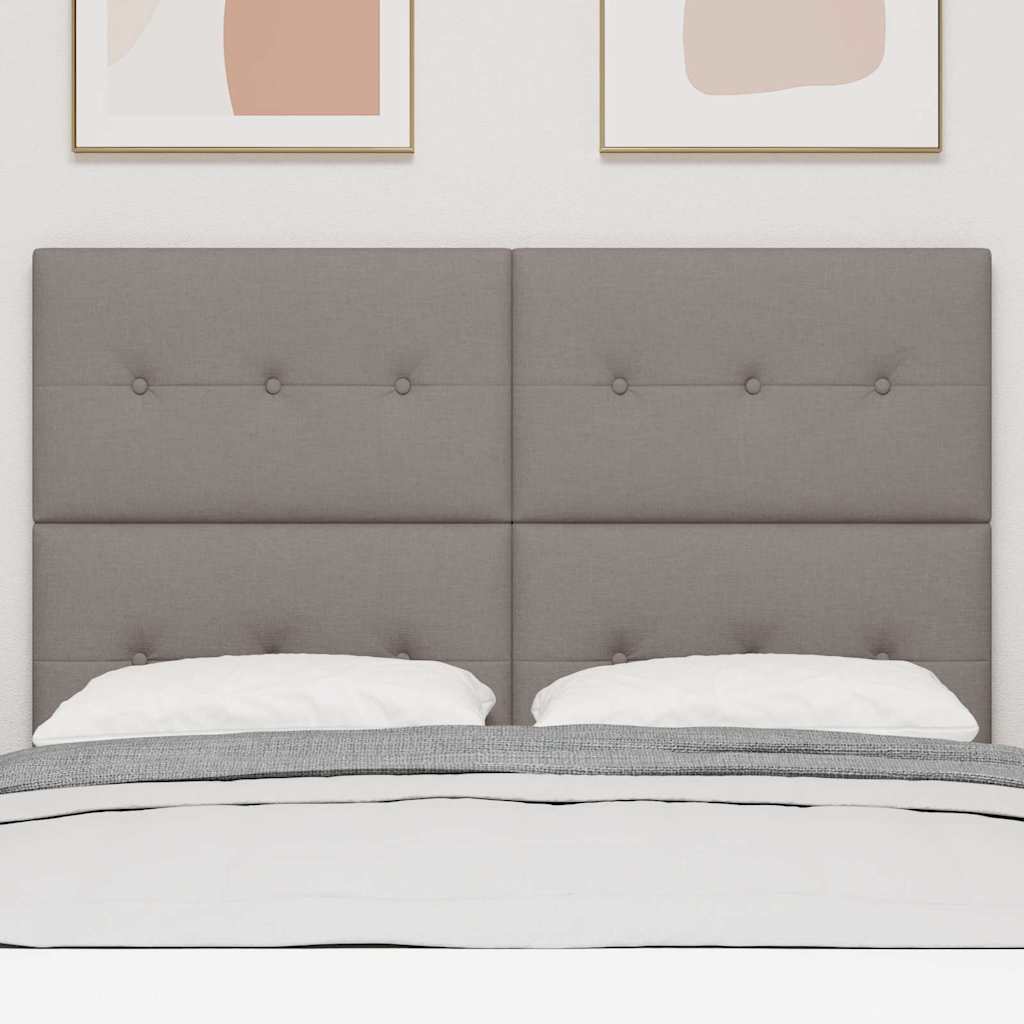 Tête de lit avec tête de lit Taupe 144 cm Cuir synthétique - XIOS