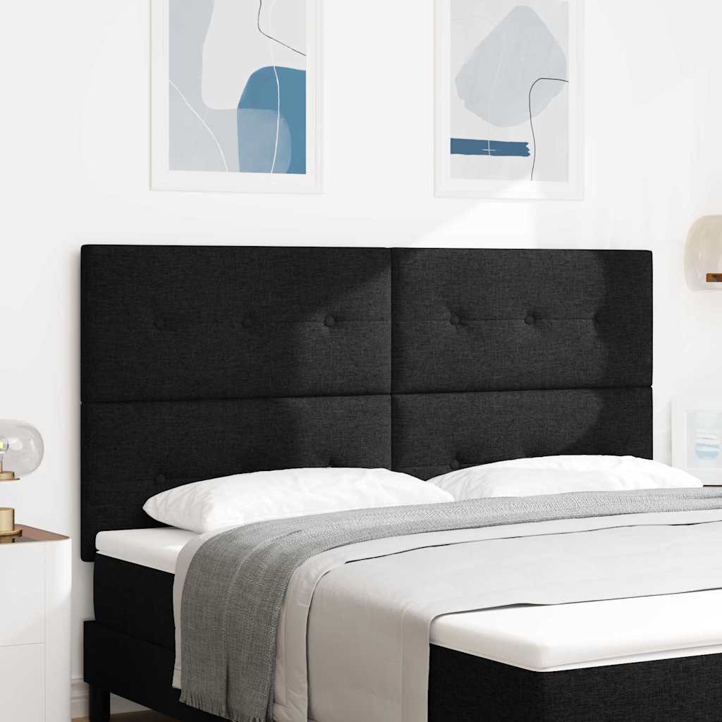 Tête de lit avec tête de lit Noir 180 cm Cuir synthétique - XIOS
