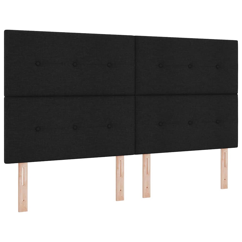 Tête de lit avec tête de lit Noir 180 cm Cuir synthétique - XIOS
