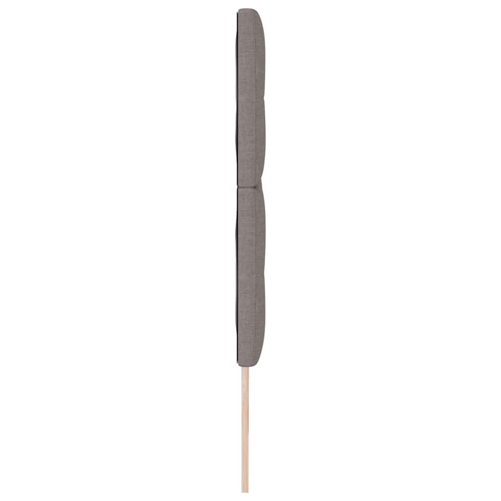 Tête de lit avec tête de lit Taupe 180 cm Cuir synthétique - XIOS