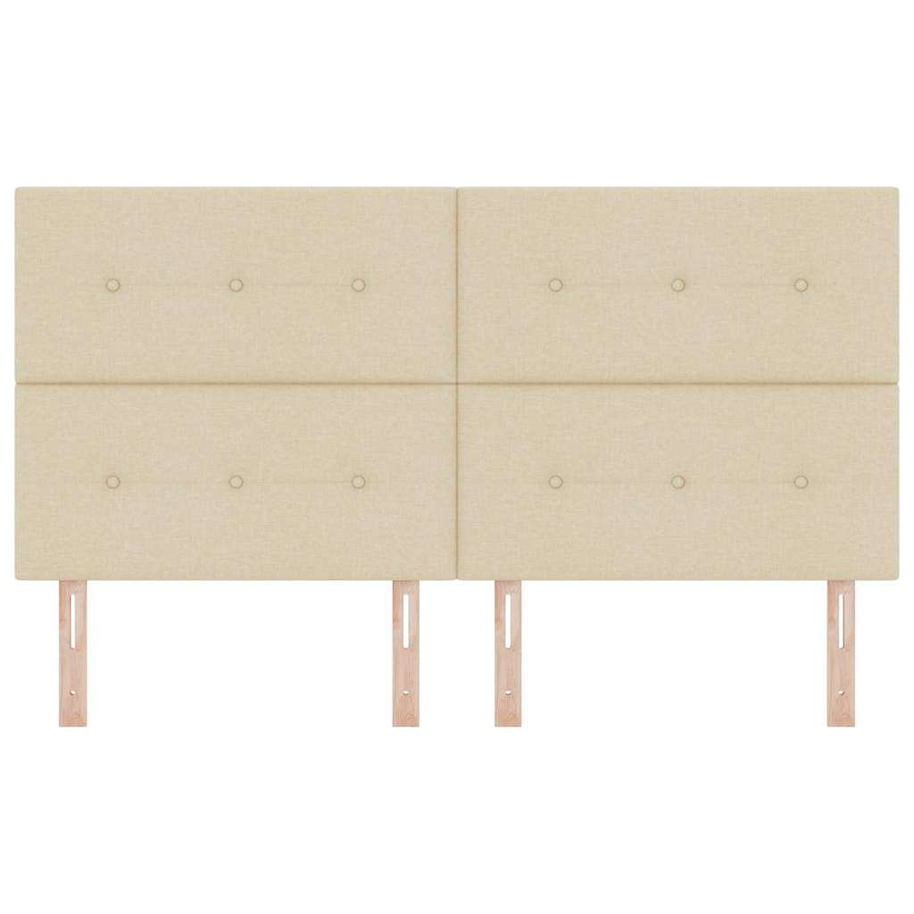 Tête de lit avec tête de lit Crème 180 cm Cuir synthétique - XIOS
