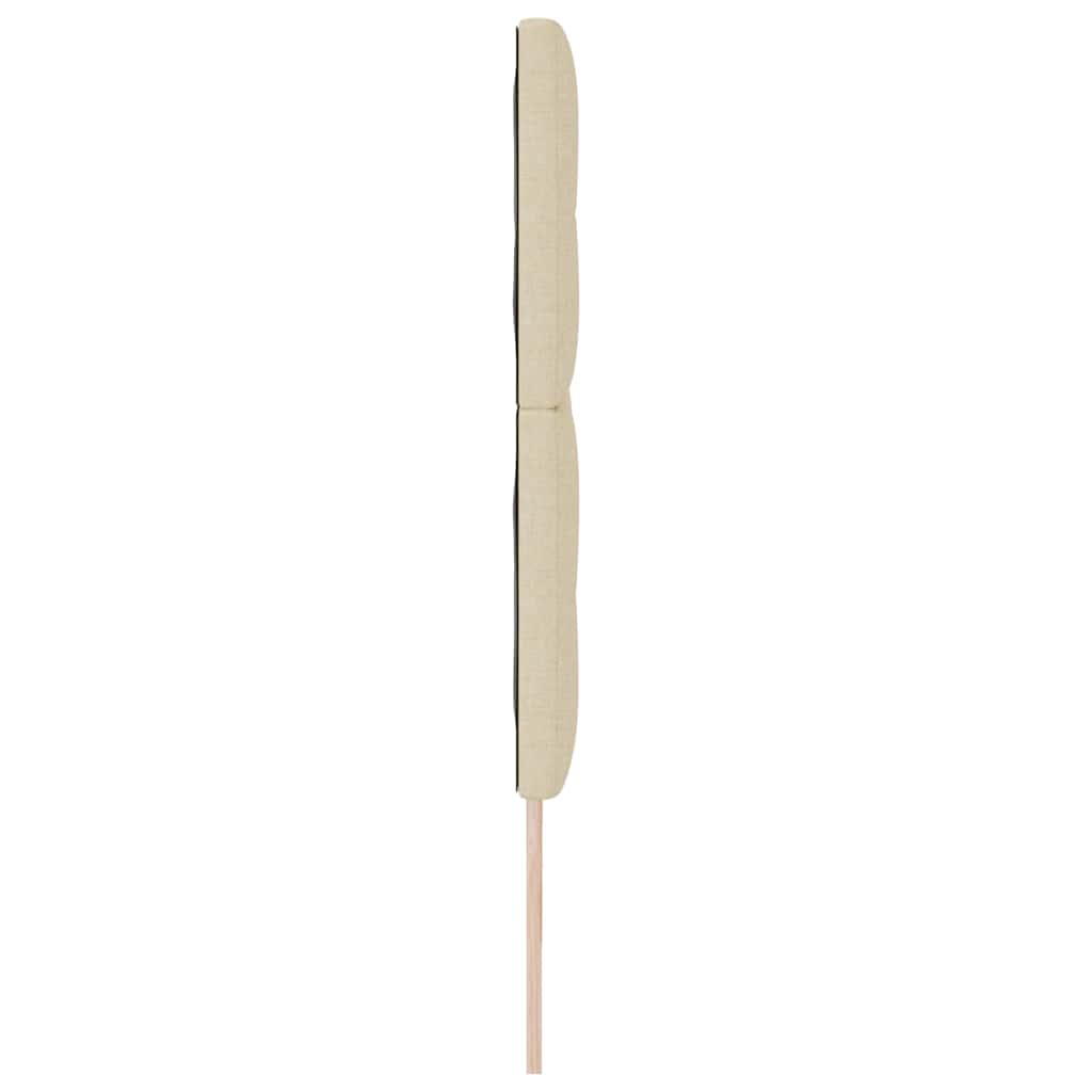 Tête de lit avec tête de lit Crème 180 cm Cuir synthétique - XIOS