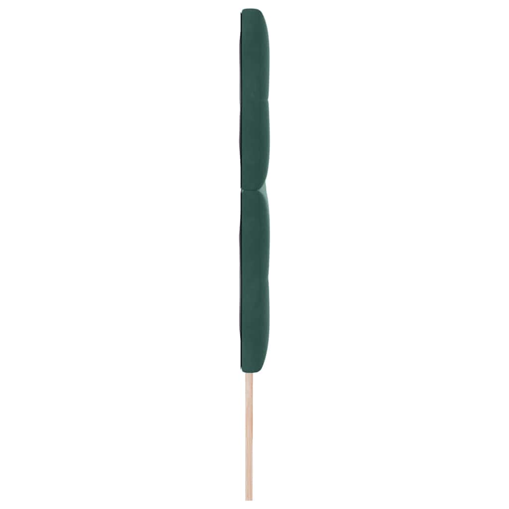Tête de lit avec tête de lit Vert foncé 180 cm Cuir synthétique - XIOS