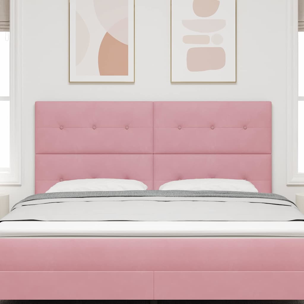 Tête de lit avec tête de lit Rose 180 cm Cuir synthétique - XIOS