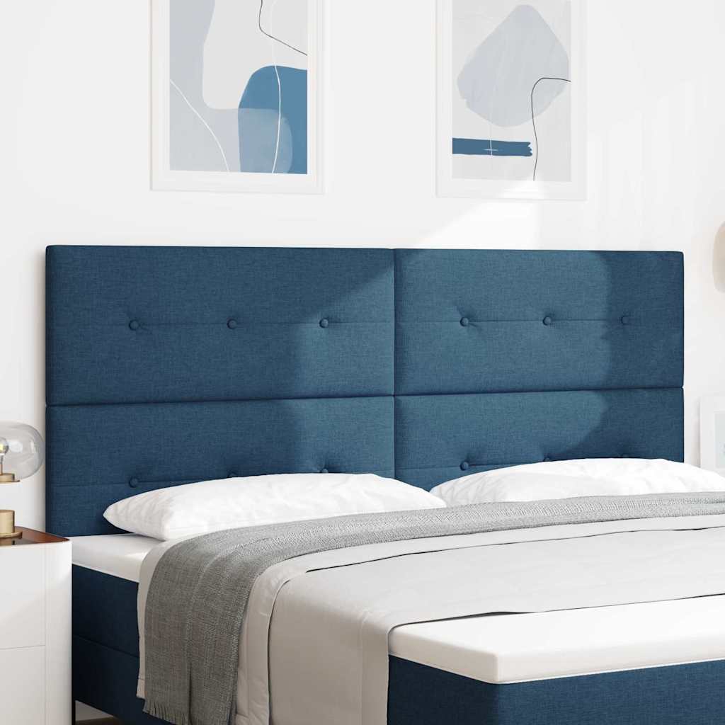 Tête de lit avec tête de lit Bleu 200 cm Cuir synthétique - XIOS