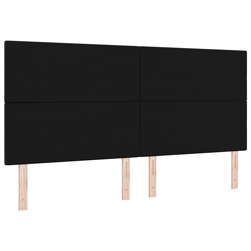 Tête de lit Noir 200 cm Velours - XIOS