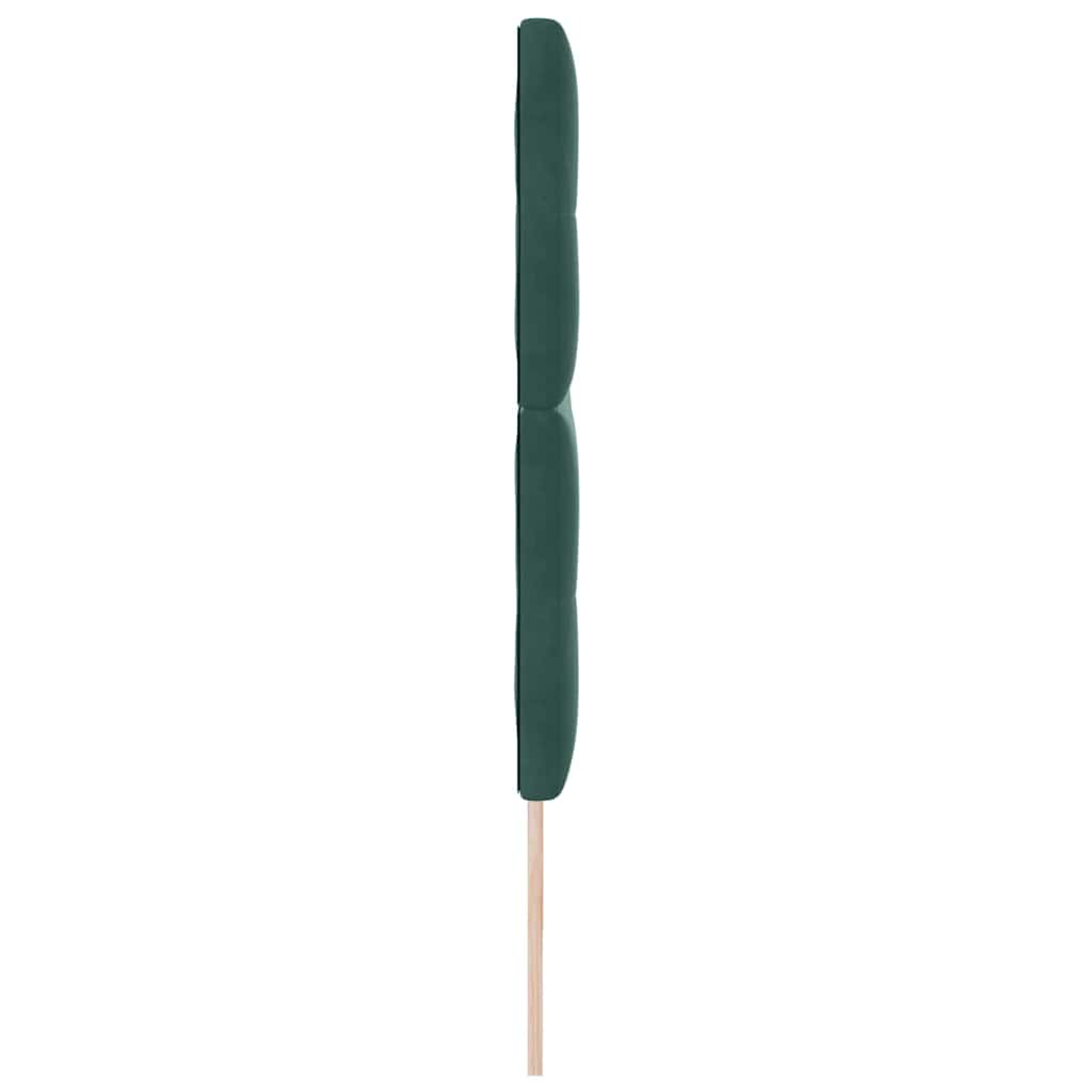 Tête de lit avec tête de lit Vert foncé 200 cm Cuir synthétique - XIOS