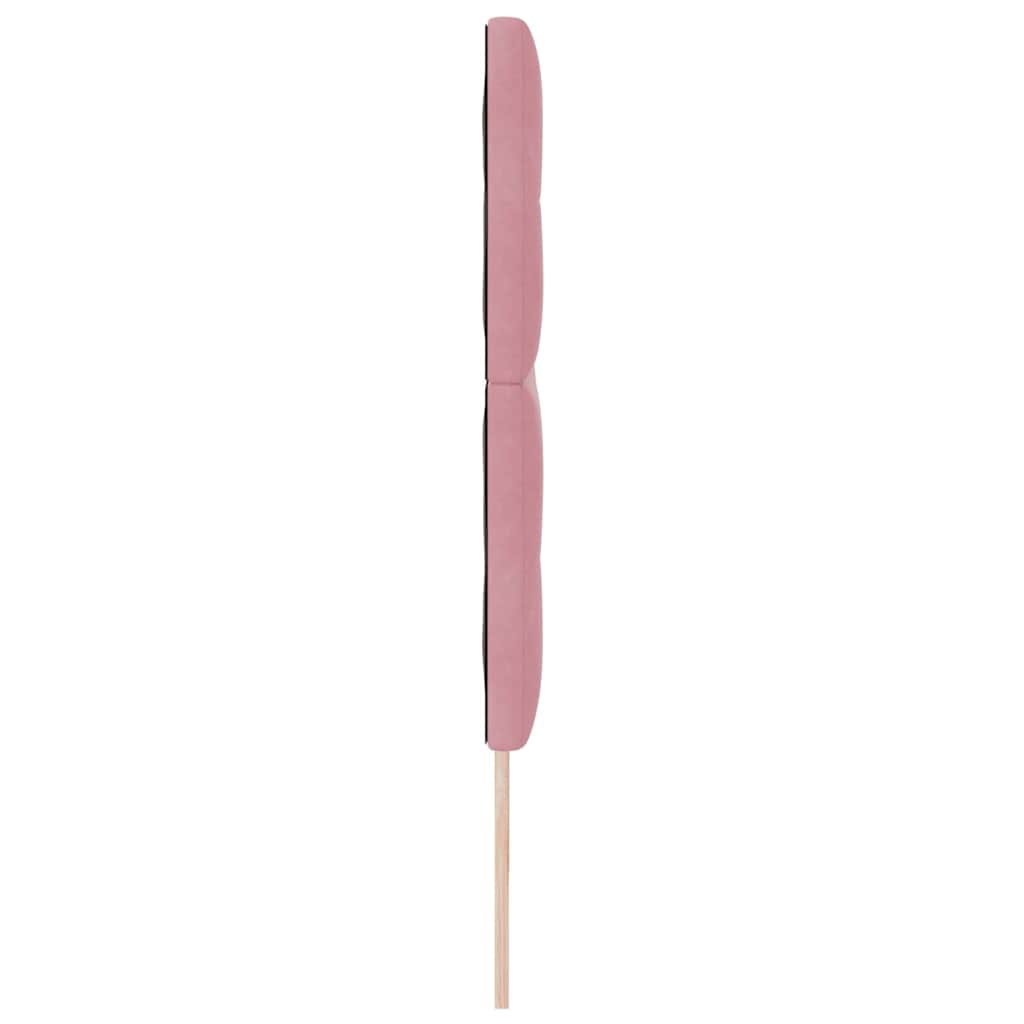 Tête de lit avec tête de lit Rose 200 cm Cuir synthétique - XIOS