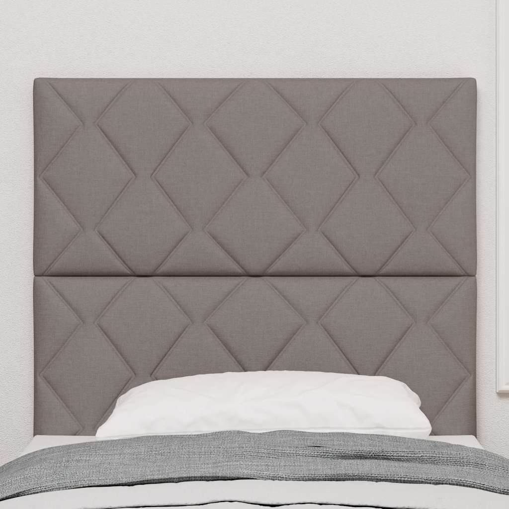 Tête de Lit en Tissu Géométrique Taupe 100 cm tissu - XIOS