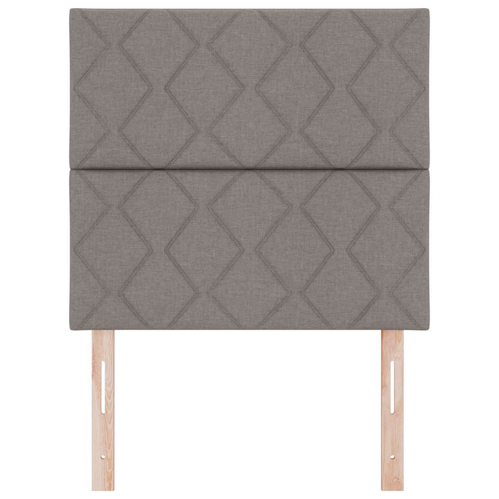 Tête de Lit en Tissu Géométrique Taupe 100 cm tissu - XIOS