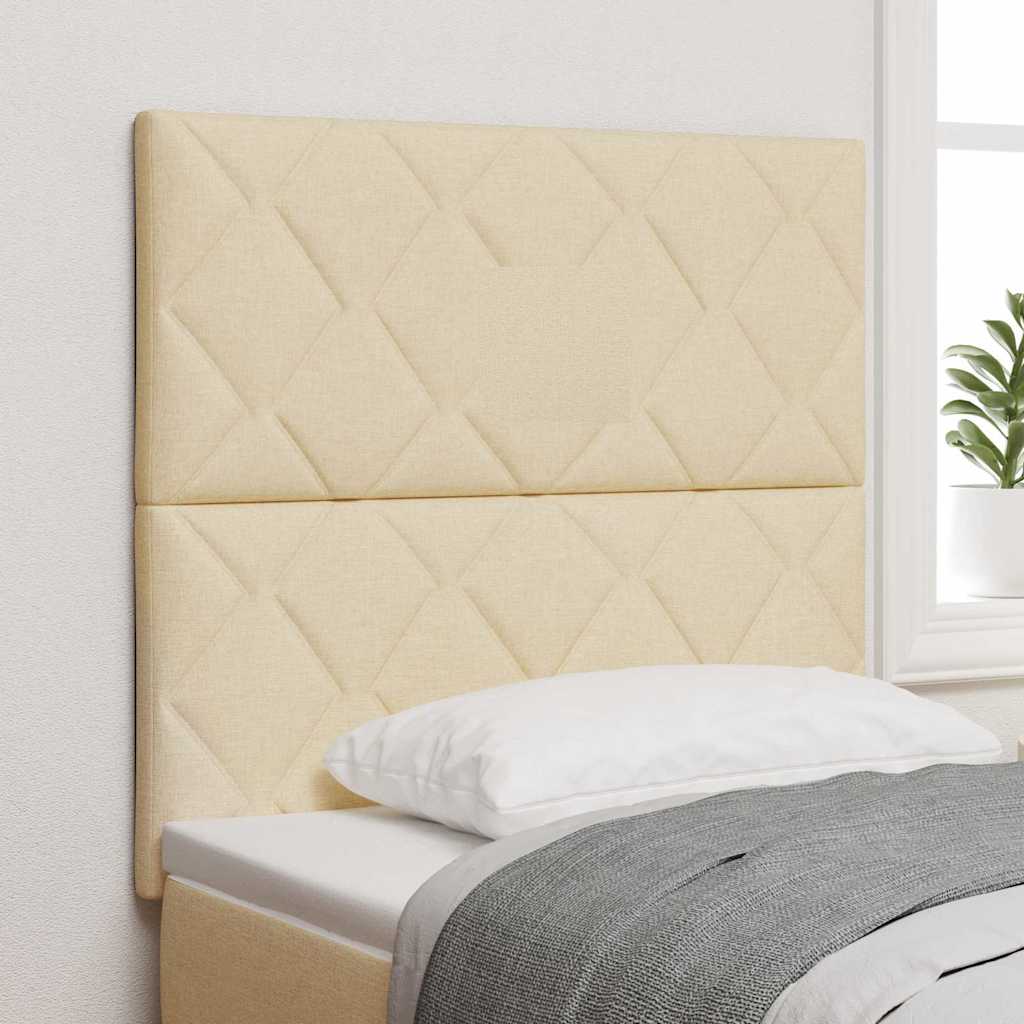 Tête de lit avec tête de lit Crème 100 cm Cuir synthétique - XIOS