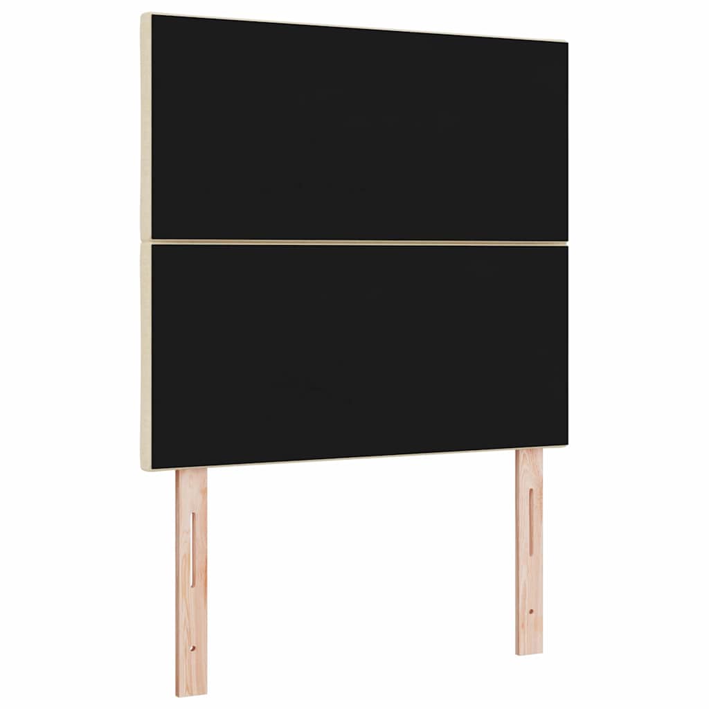 Tête de lit avec tête de lit Crème 100 cm Cuir synthétique - XIOS