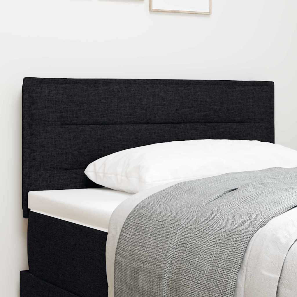 Tête de lit LED avec bandes LED Noir 90 cm tissu - XIOS