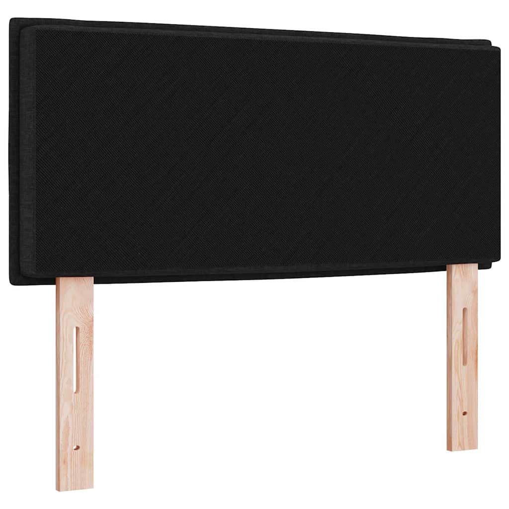 Tête de lit LED avec bandes LED Noir 90 cm tissu - XIOS