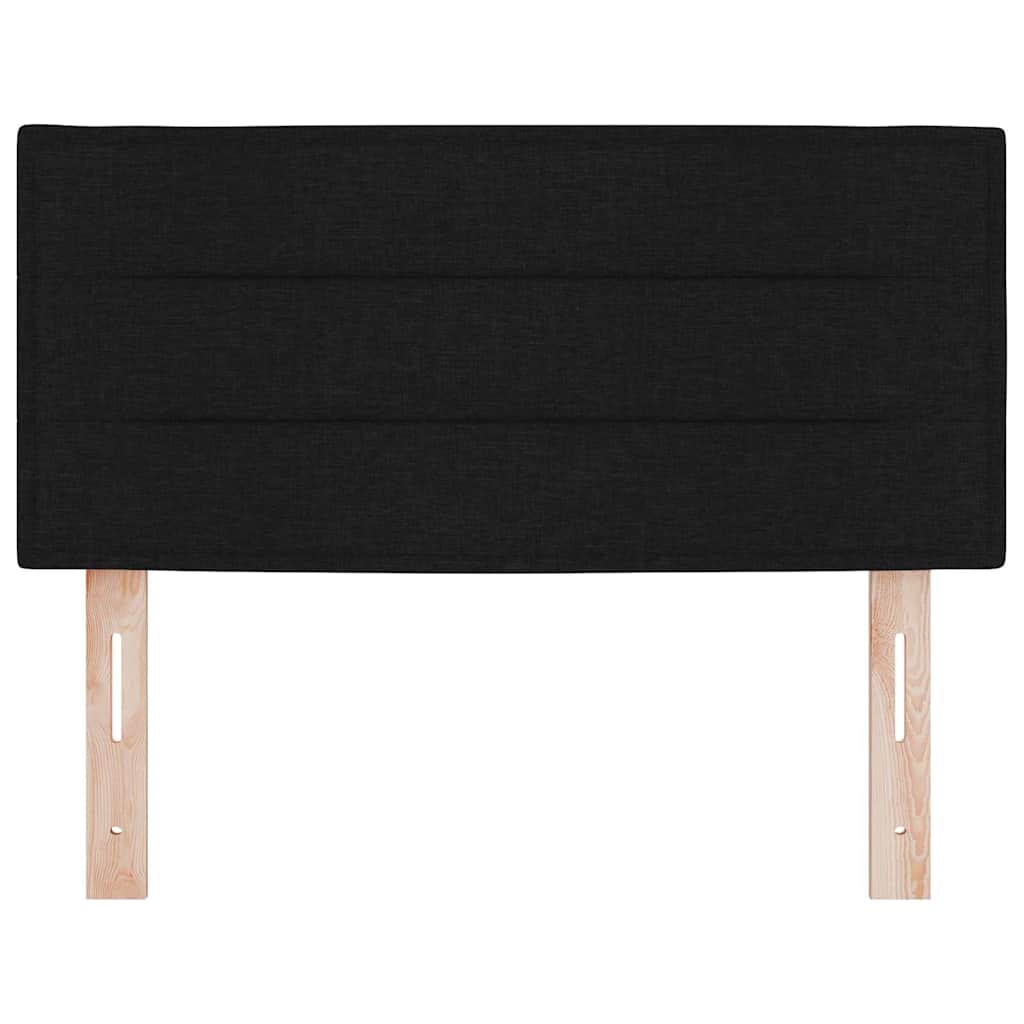 Tête de lit LED avec bandes LED Noir 90 cm tissu - XIOS
