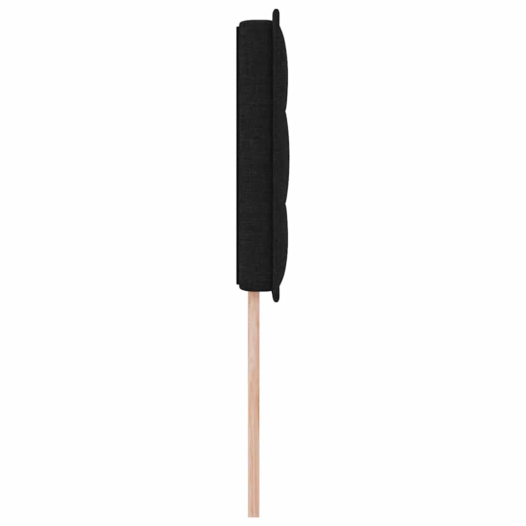 Tête de lit LED avec bandes LED Noir 90 cm tissu - XIOS