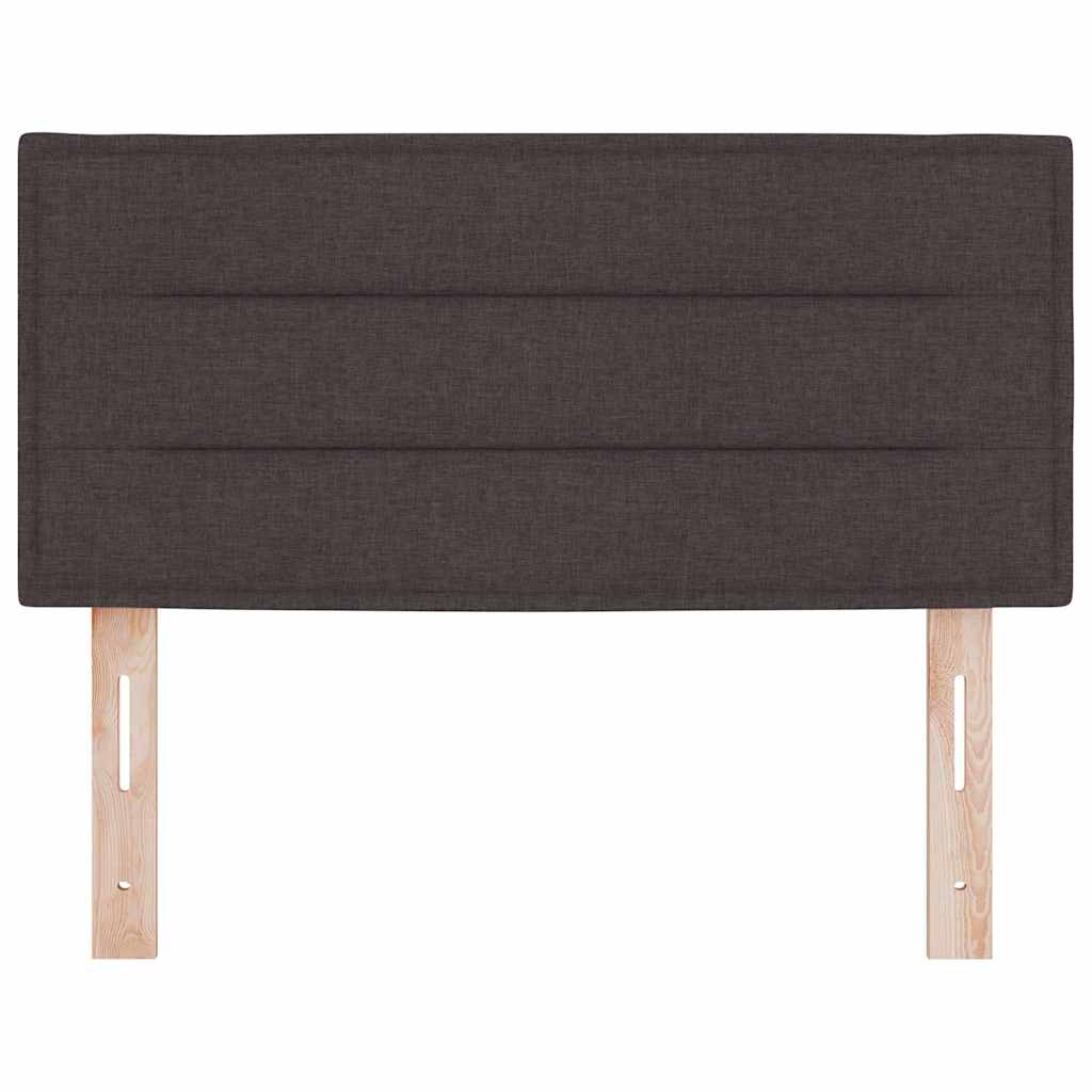 Tête de lit LED avec tête de lit Marron foncé 90 cm Polyester - XIOS