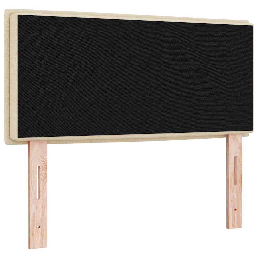 Tête de lit LED avec des lumières à LED Crème 100 cm tissu - XIOS