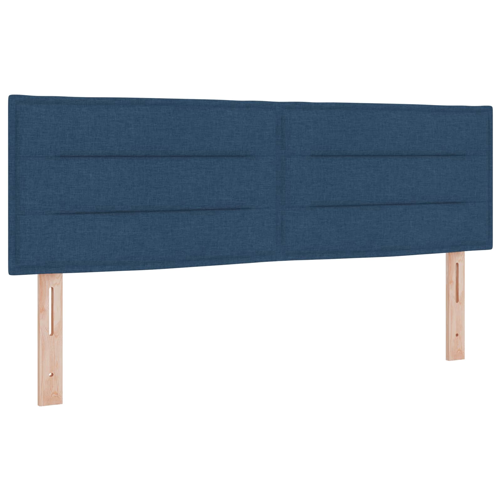 Tête de lit LED avec des lumières à LED Bleu 160 cm Polyester - XIOS