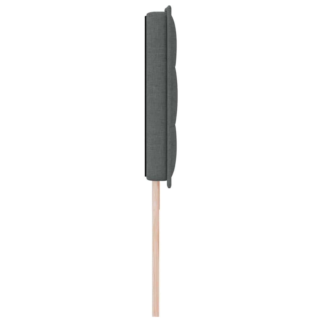 Tête de lit LED avec tête de lit Gris foncé 180 cm Polyester - XIOS