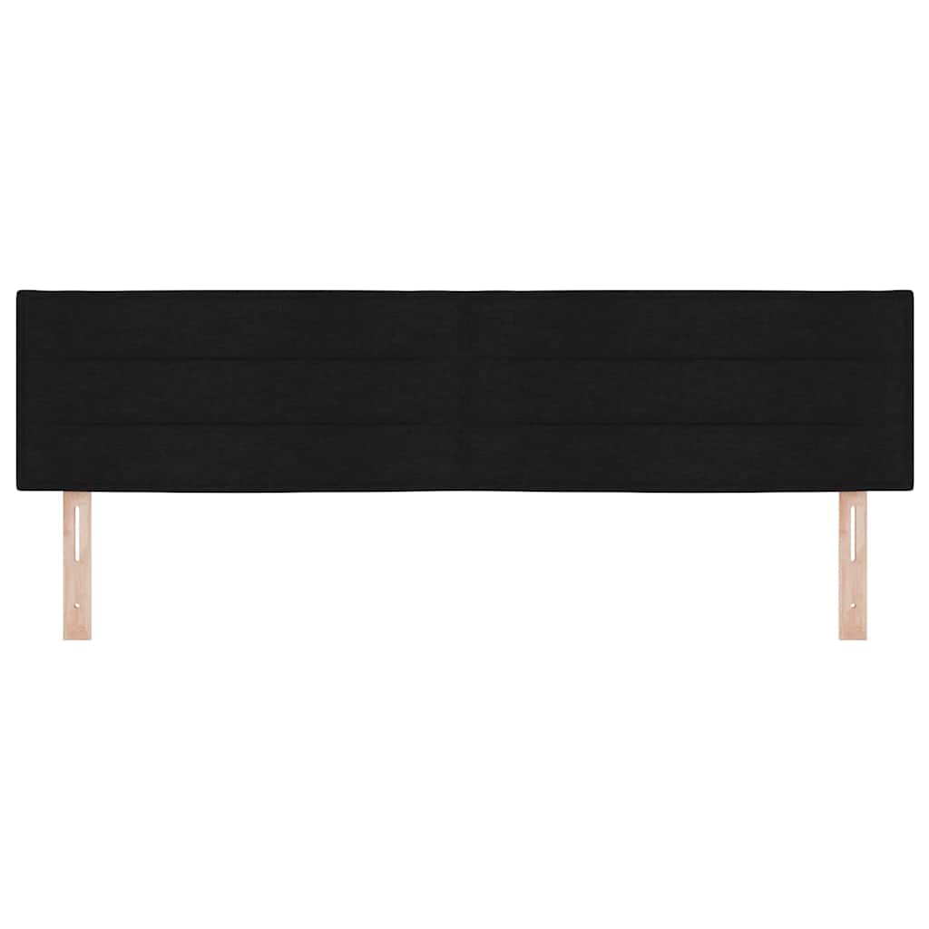 Tête de lit LED avec des lumières à LED Noir 180 cm Polyester - XIOS