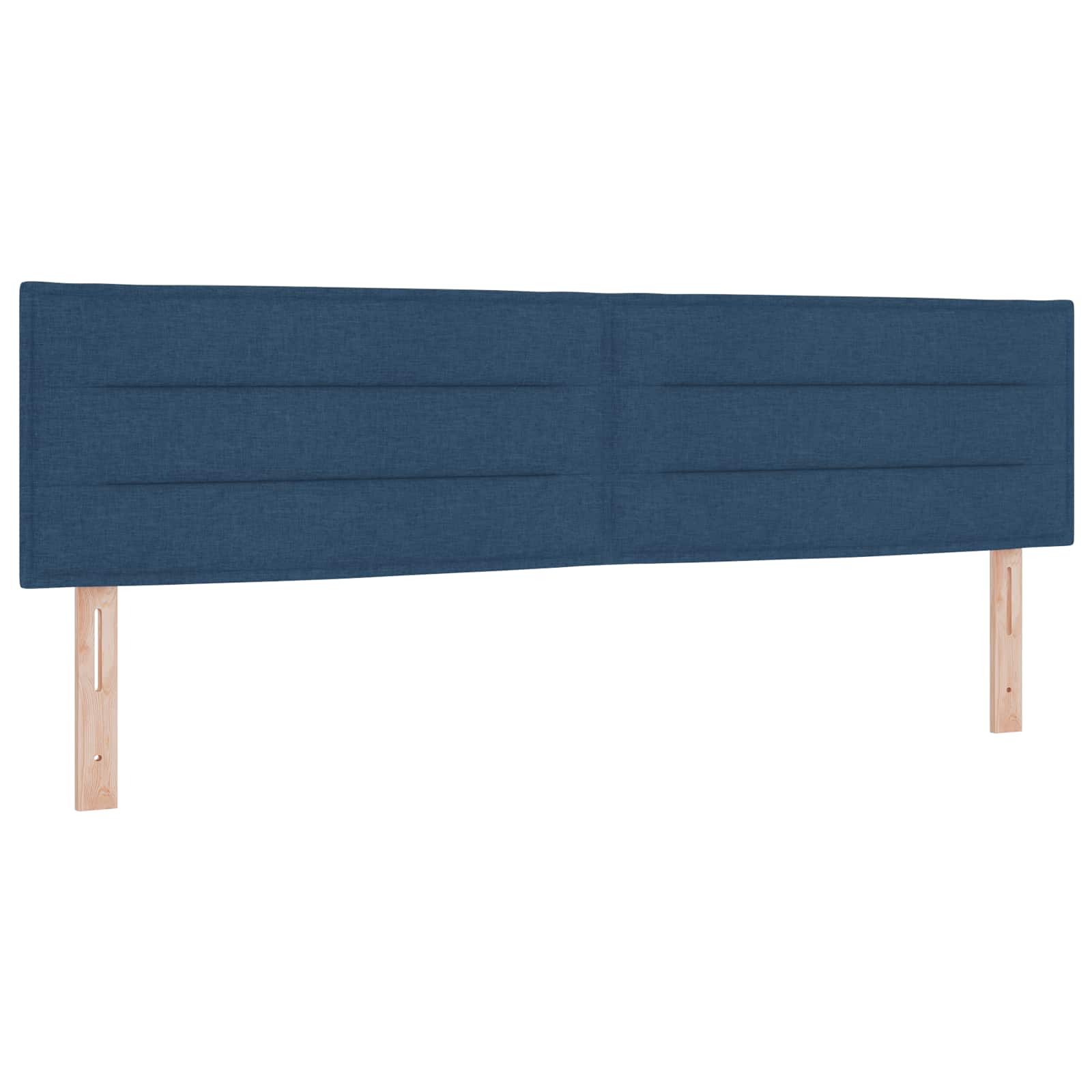 Tête de lit LED avec des lumières à LED Bleu 180 cm Polyester - XIOS