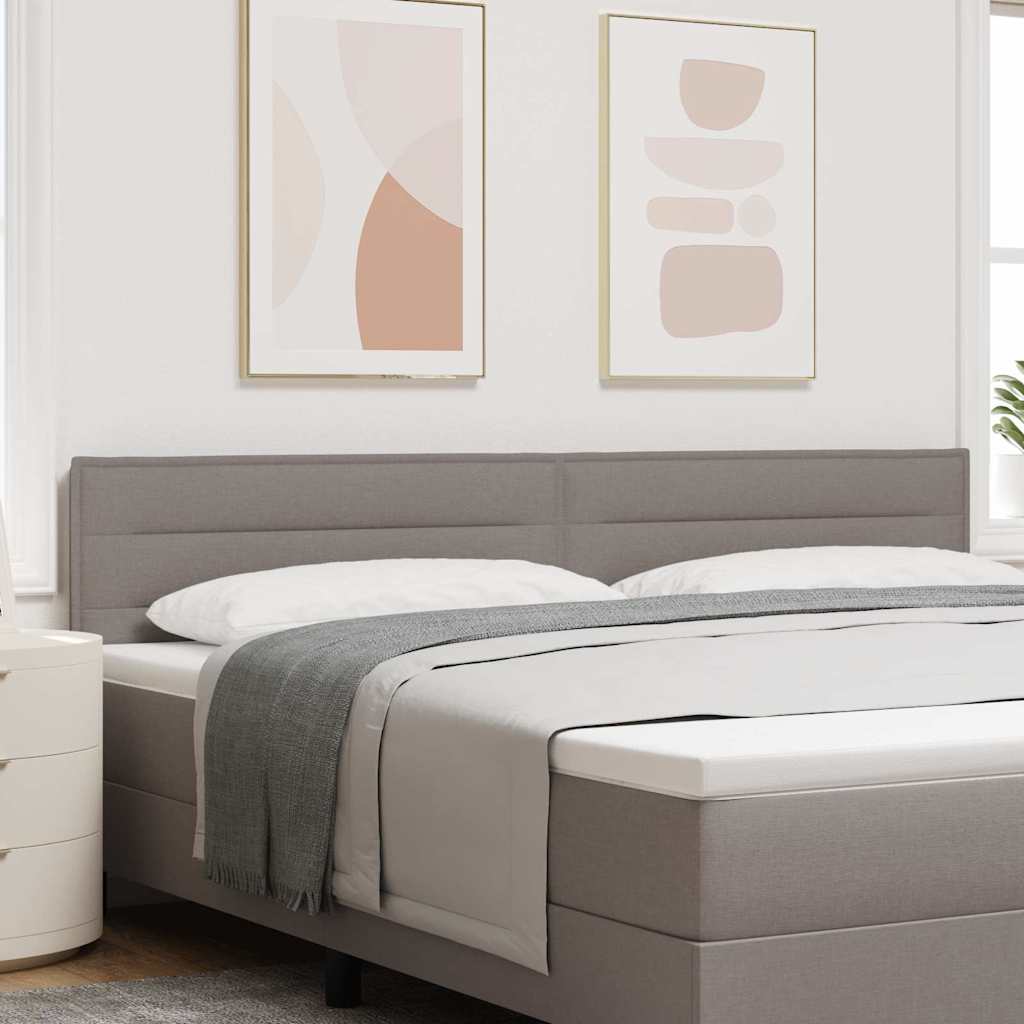 Tête de lit LED avec des lumières à LED Taupe 200 cm Polyester - XIOS