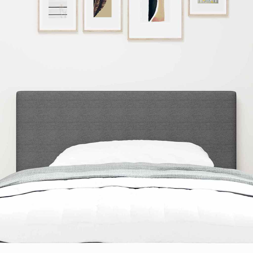 Tête de lit LED Gris clair 80 cm Tissu en velours côtelé - XIOS