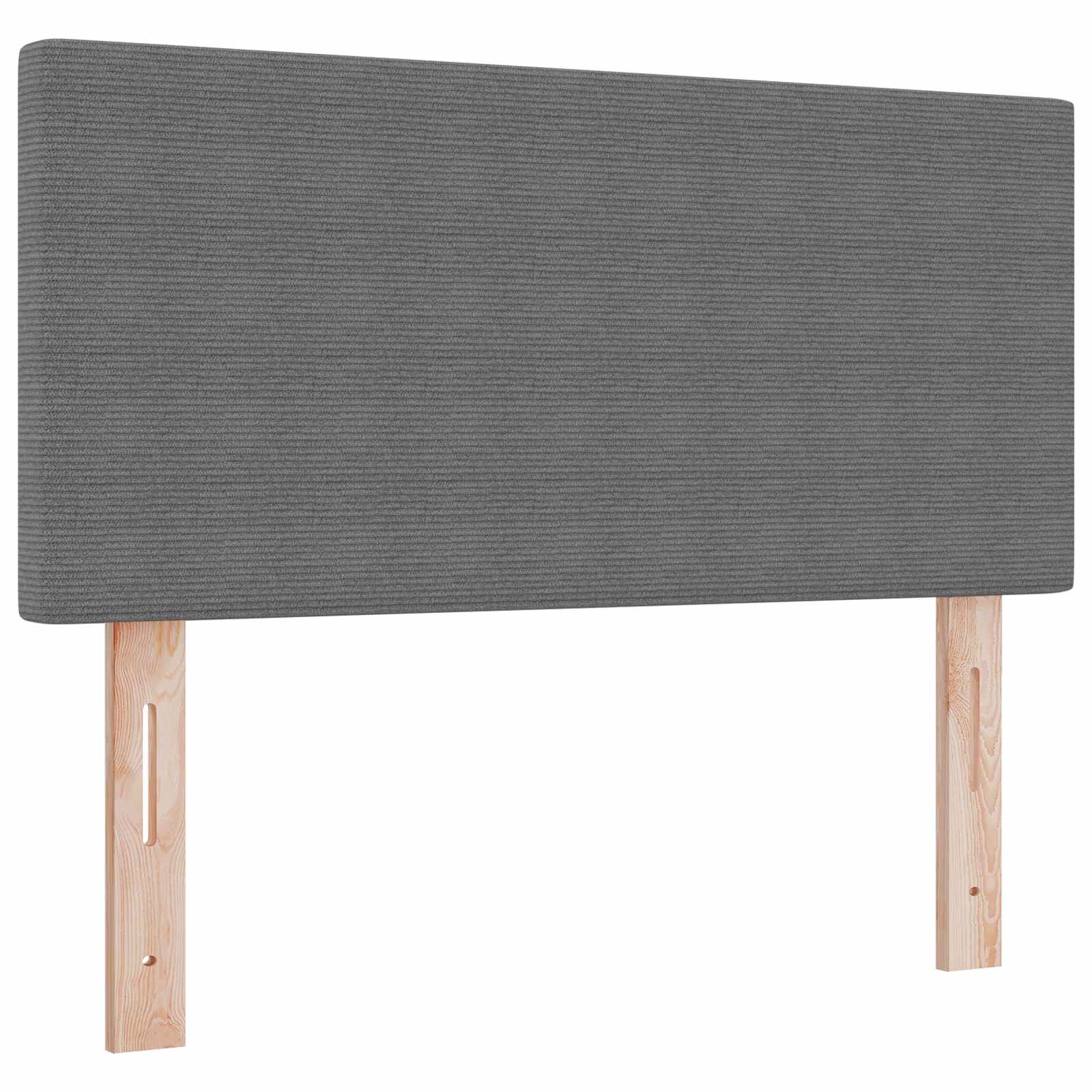 Tête de lit LED Gris clair 80 cm Tissu en velours côtelé - XIOS