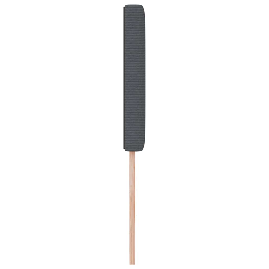 Tête de lit LED Gris foncé 80 cm Tissu en velours côtelé - XIOS