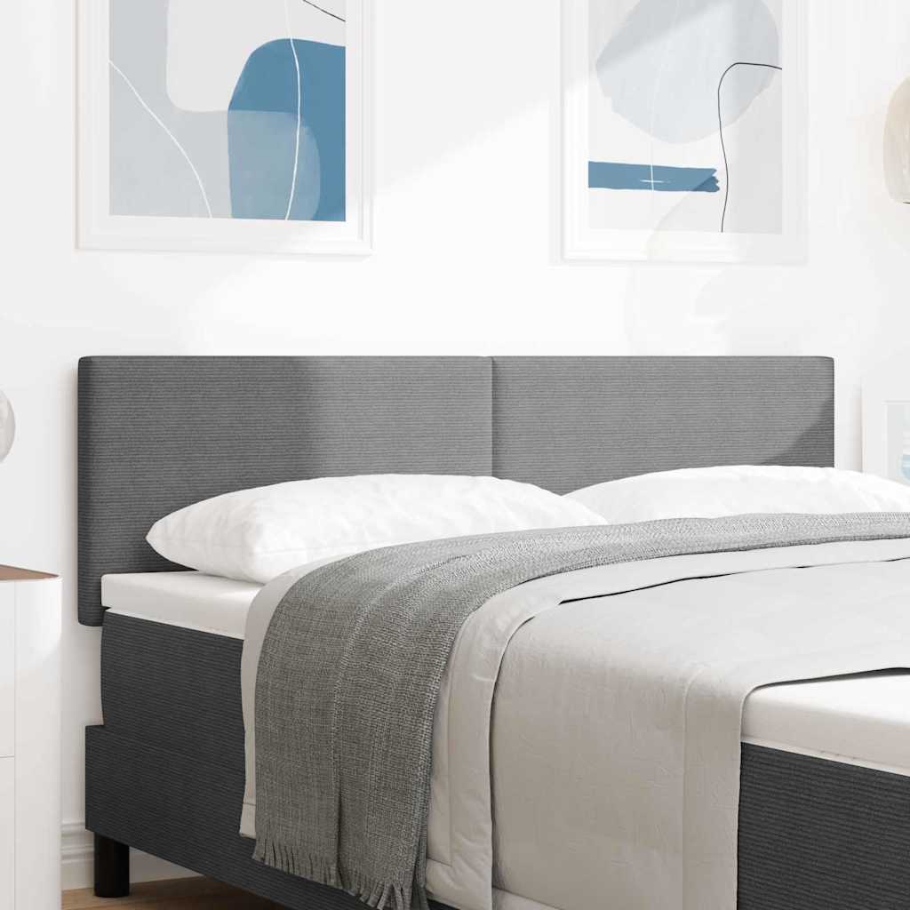 Tête de lit LED avec tête de lit Gris clair 144 cm Polyester - XIOS