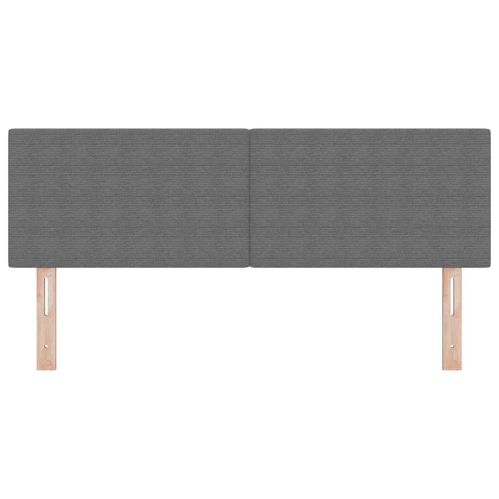 Tête de lit LED avec tête de lit Gris clair 144 cm Polyester - XIOS