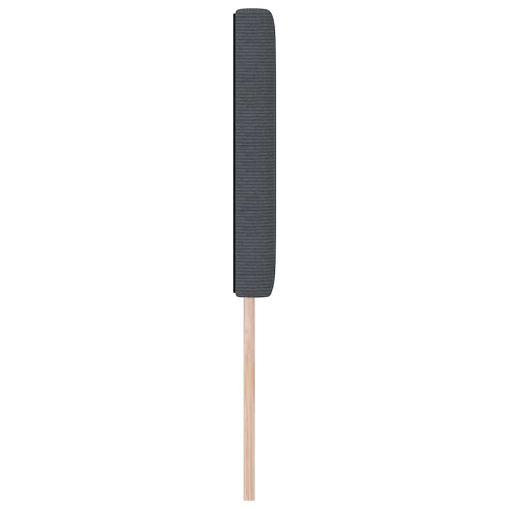Tête de lit LED Gris foncé 144 cm Tissu en velours côtelé - XIOS